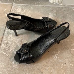 Glittery Black heels